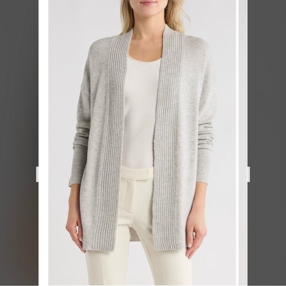 Vince Sweaters - Vince Wool & Cashmere Cardigan in Heather Beige